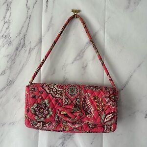VERA BRADLEY - PINK/MULTICOLOR PAISLEY SHOULDER BAG PURSE